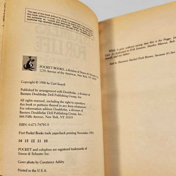 Customers For Life By Carl Sewell 1991 Paperback - Picture 4 of 5